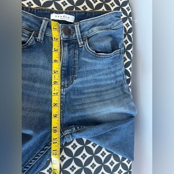 Sandro Markus Raw Hem Slim Jeans - Picture 9 of 13